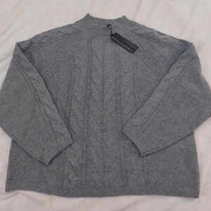 NEW Banana Republic Italian Merino-wool blend cable sweater